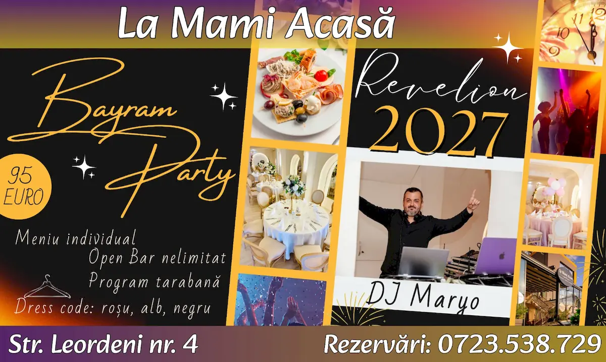 Bayram Party — Revelion 2027 la La Mami Acasă, cu DJ Maryo