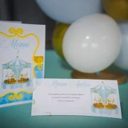 Place-card si meniu personalizat