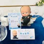 Decor masa, place-card si meniu personalizat, La Mami Acasa